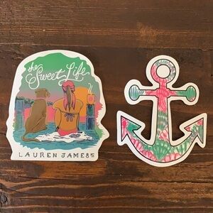 Stickers Set of 2 Large Laptop Water Bottle VSCO